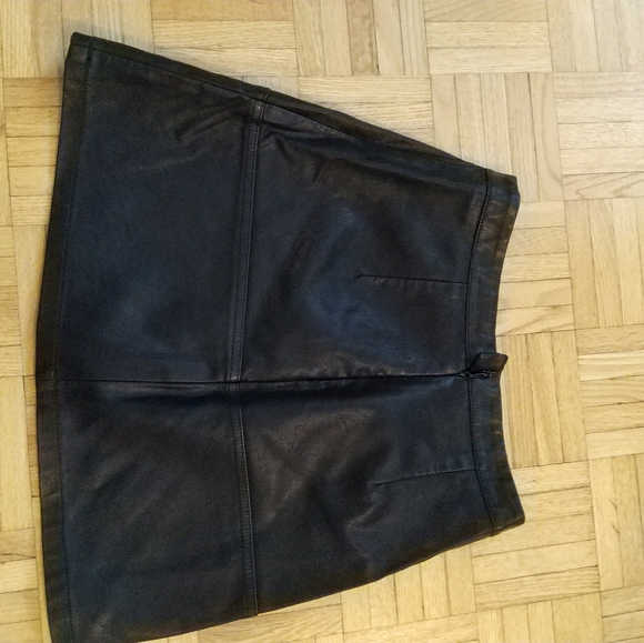 *2 for $20* Faux Leather Mini Skirt - Picture 3 of 3